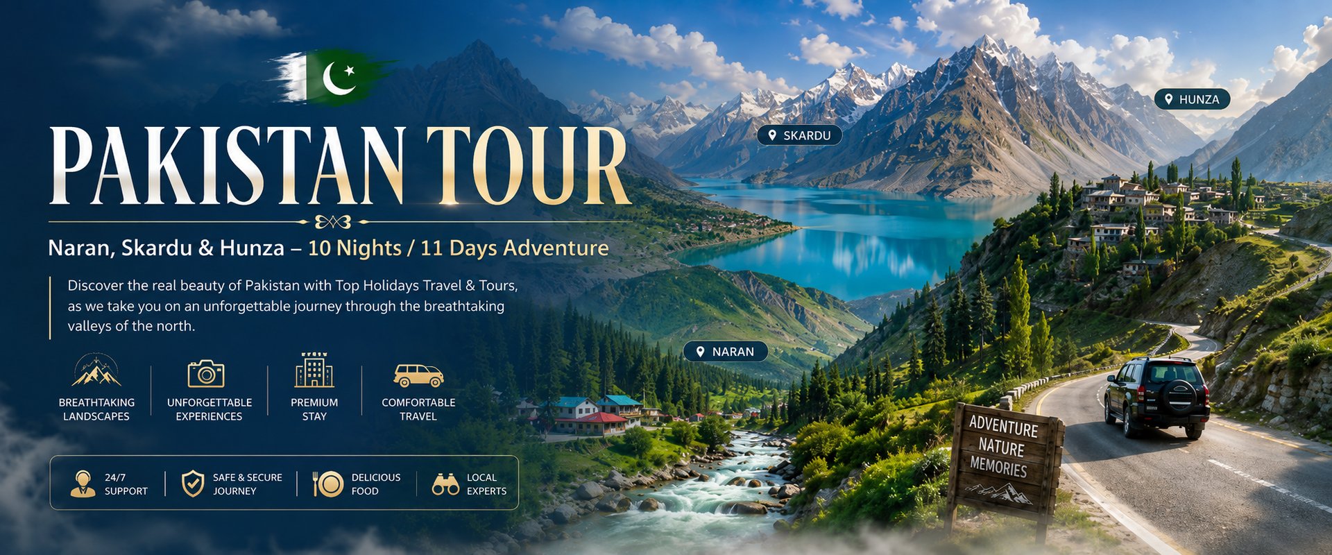 Pakistan Tour - Naran, Skardu and Hunza