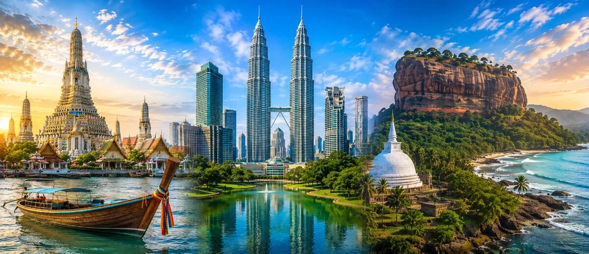 Grand 4-in-1: Thailand, Malaysia, Singapore & Sri Lanka — 13 Days — image 1