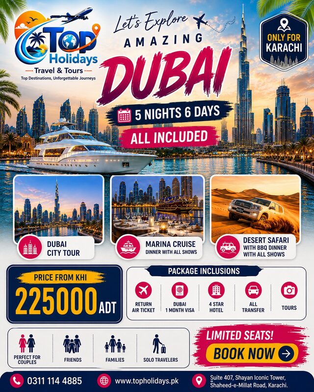 Amazing Dubai 5 Nights 6 Days Package