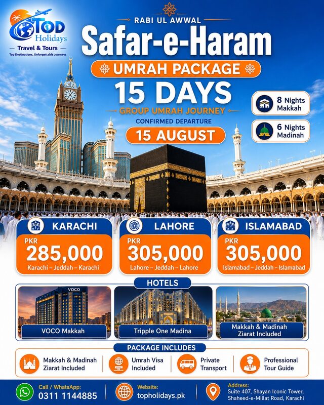 Safar-e-Haram 15-Day Umrah Package